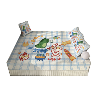 榻榻米床盖四季通用专用的大尺寸床单定制床笠2025新款小怪兽卡通