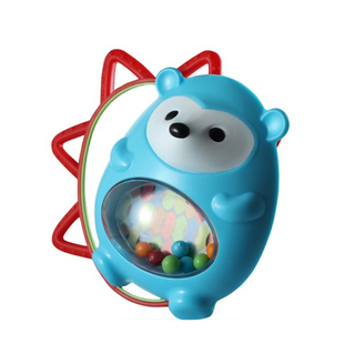 包邮外贸原单宝宝手抓球刺猬安全镜子婴儿牙胶摇铃益智玩具0-1岁