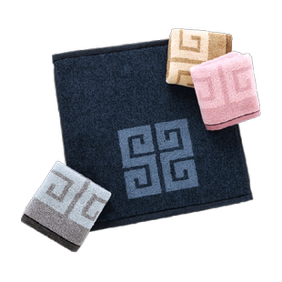 金号方巾男士纯棉洗脸小毛巾全棉擦汗手帕成人家用擦手巾加厚儿童