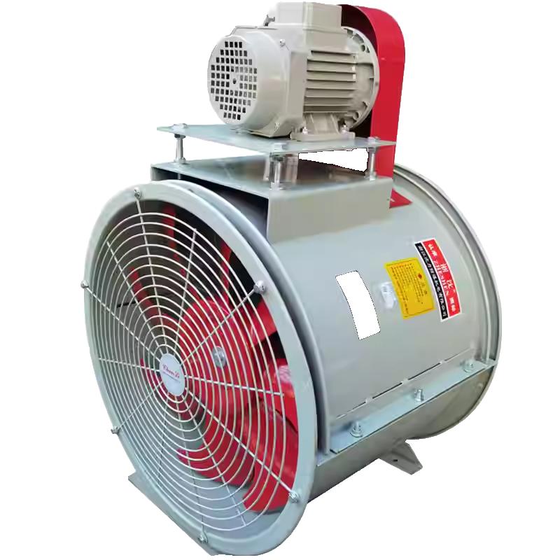 沈力防爆KT40耐高温轴流风机电机外置380v工业烘房喷漆房专用风机