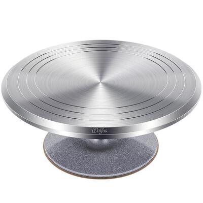 蛋糕裱花台商用铝合金旋转台转盘