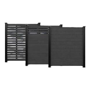 塑木围栏栅栏庭院防腐木露台户外花园篱笆别墅隔断木塑地板防护栏