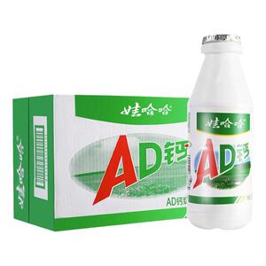 娃哈哈AD钙奶乳酸菌饮料哇哈哈学生酸奶整箱大瓶装早餐牛奶食品批