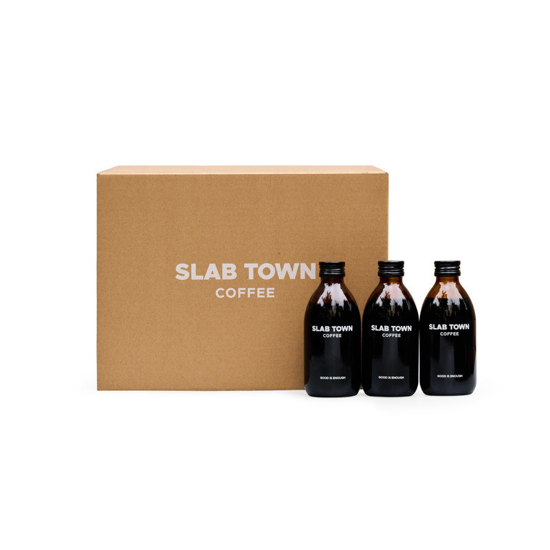 SLAB TOWN黑石冷萃咖啡 太妃糖葡萄干 开盖即饮瓶装咖啡液12瓶/箱