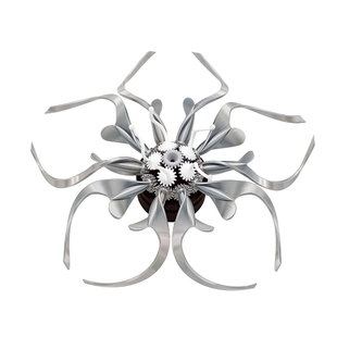 NIKOLATOY萨奇画廊现代美学视觉艺术花RGB灯带桌摆壁挂机械永生花