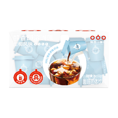 隅田川生椰咖啡粉2g×12颗×1组