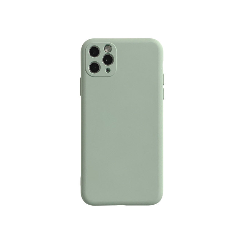 ins液态高级灰12pro纯色适用iphone手机壳13苹果Xs max硅胶X-8P软15