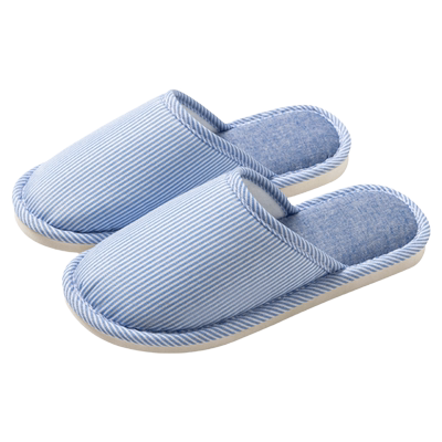 亚麻布拖鞋女士办公室内家居吸