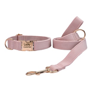 狗狗项圈脖圈小型犬比熊泰迪中型犬柯基柴犬可调节刻字防丢狗颈圈
