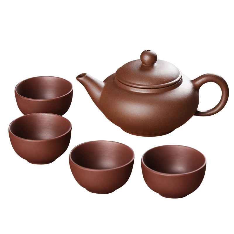 宜兴紫砂壶纯手工茶壶小送4杯