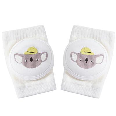 Griny婴儿护膝宝宝爬行春夏透气膝盖防摔学爬护具刺绣纯棉