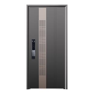 2026新款甲级通风防盗门 进户门中门 精钢纱窗 带窗透气安全大门