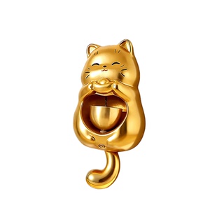入户门招财猫可爱猫咪磁吸门铃挂件招财风铃家居装饰铃铛挂件风铃