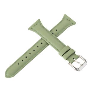 xit适用于华为gt6智能手表表带gt5女款GT2pro真皮gt4秋冬watch3pro高级绿色wtach4小蛮腰纤细牛皮质18mm荣耀