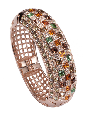 伊泰莲娜合金仿水晶轻奢女手镯