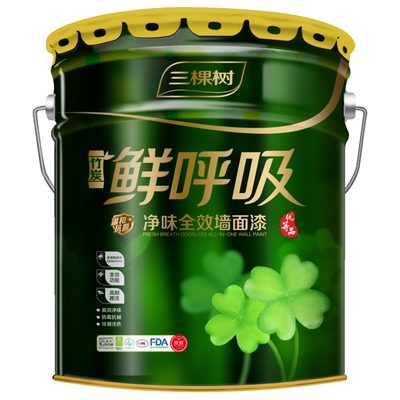三棵树鲜呼吸全效环保乳胶漆面漆