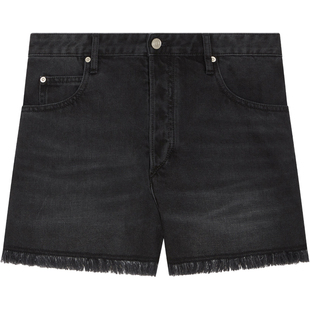 ISABEL MARANT LESIA修身纯色牛仔短裤热裤女