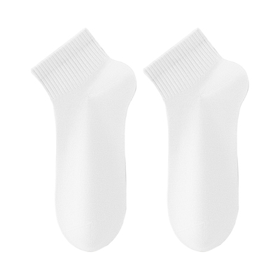 纯棉白茶香氛匹马棉短筒袜