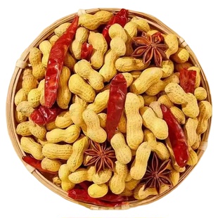 川香麻辣怪味花生多味五香味花生带壳鲜香微辣下酒菜零食坚果炒货