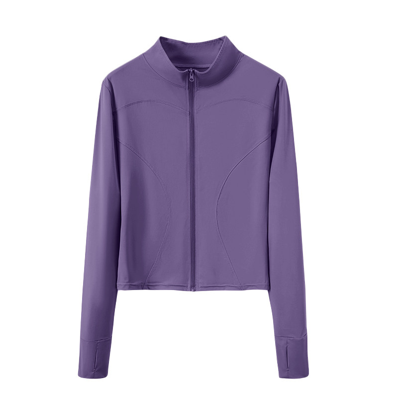 健身衣秋款显瘦运动外套女修身瑜伽服拉链开衫跑步健身服网红上衣