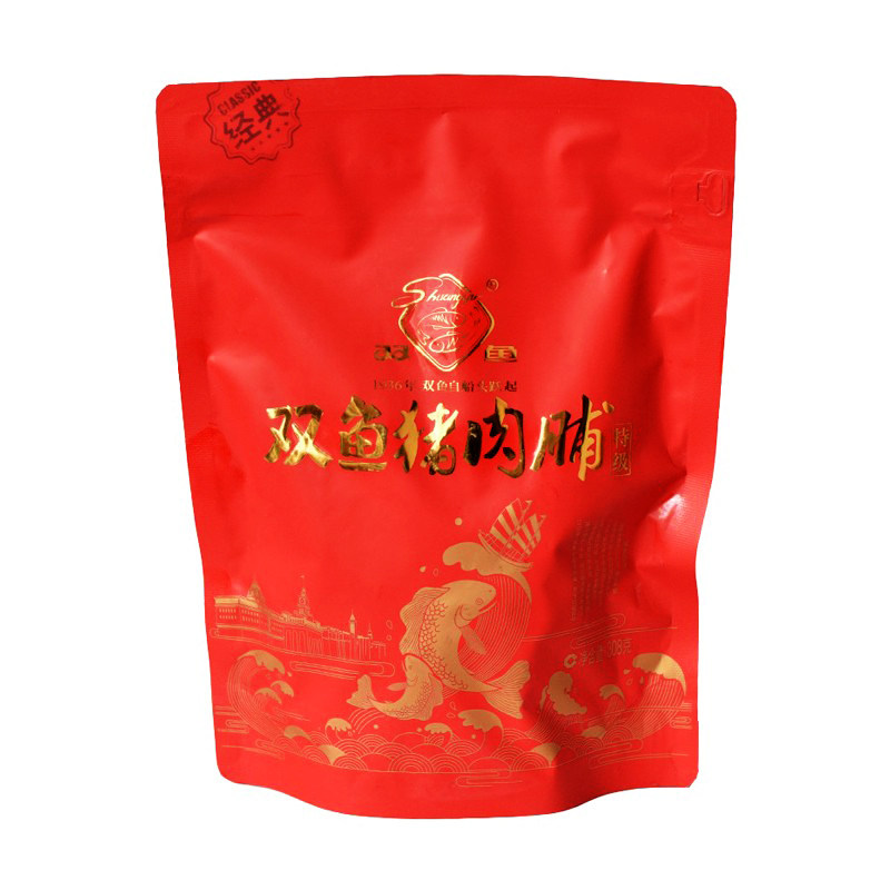 双鱼猪肉脯308g即食靖江特产肉干