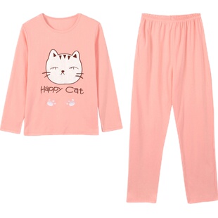 情侣睡衣春秋款纯棉2024年新款长袖男女款春款夏天潮汕揭阳家居服