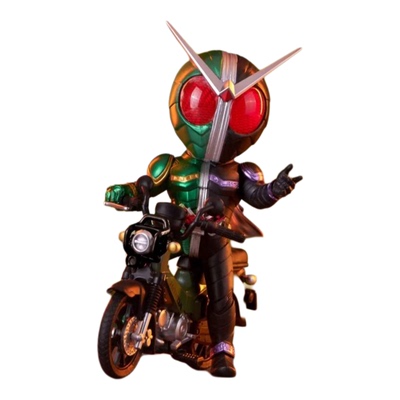 正版万代BNFIGURE 假面骑士×HONDA系列联名本田摩托车模玩 Q盲盒