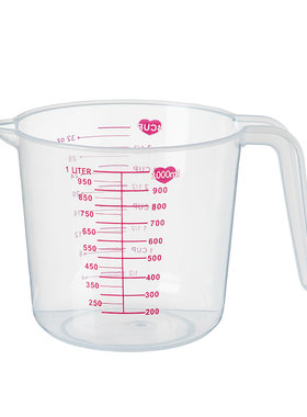 居家家带刻度大容量量杯1000ml