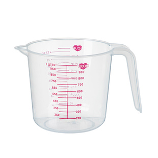 带刻度过滤高量杯大容量1000ml加厚食品级耐高温烘焙奶茶计量水杯
