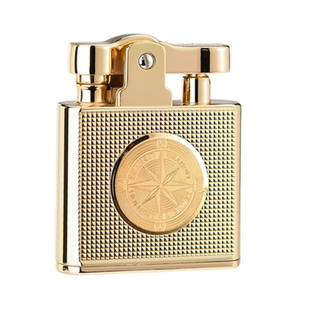 百诚清辉煤油打火机 磕头机复古创意火石砂轮点烟器男士烟具礼品