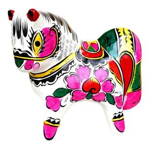 纯手工陕西凤翔泥塑彩绘十二生肖摆件非遗民间工艺品传统民俗礼品