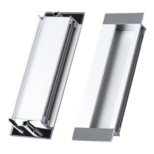 铝合金拉手AKJ-0196铝制锌合金边框嵌入式扣手抽屉内实心柜门把手