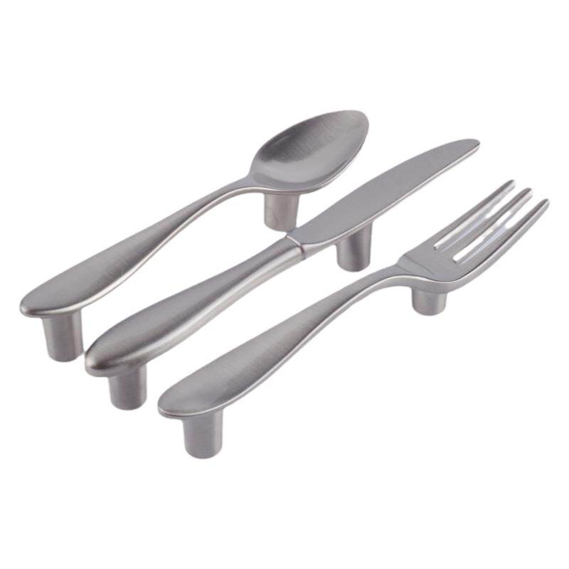76mm锌合金抽屉抽屉厨房柜门拉手
