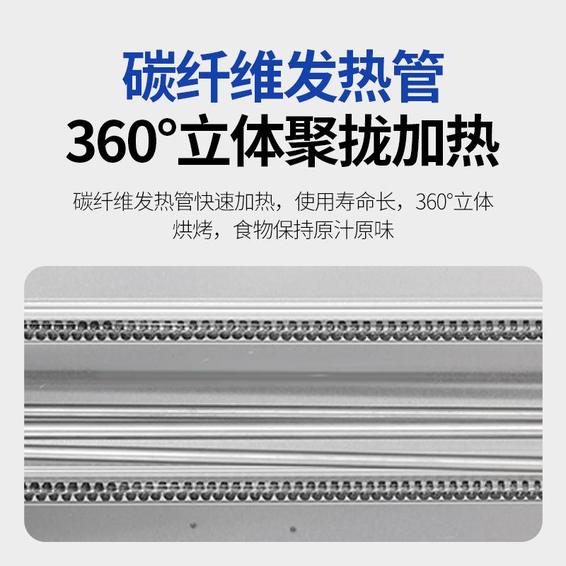 商用电热自动旋转烤鸡炉户外摆摊燃气烤鸡腿炉大型烤羊排烤炉