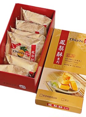 网红佳德糕饼凤梨酥12入台湾特产