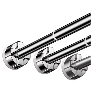 阳台不锈钢晾晒挂衣杆一根侧装可伸缩凉晾衣架家用吊杆子墙上固定