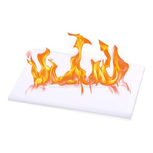 意境魔幻纸闪光火焰纸火爆燃烧纸网红快速燃烧纸无烟纸火纸无烟灰