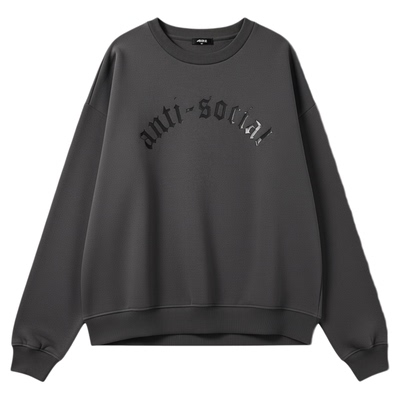 宽松字母卫衣女抓绒2025新款秋冬季加绒加厚休闲潮牌圆领套头上衣