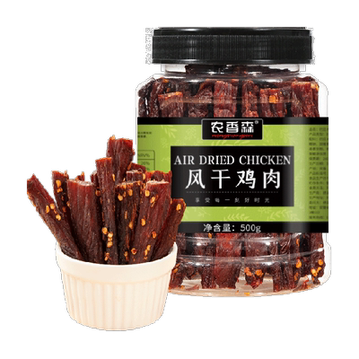 农香森大份罐装即食风干鸡肉