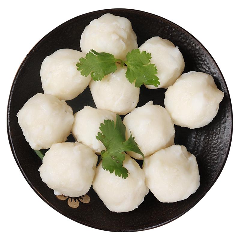 潮汕正宗李老二手打墨鱼丸汕头特产海鲜花枝丸烧烤火锅食材250g*2