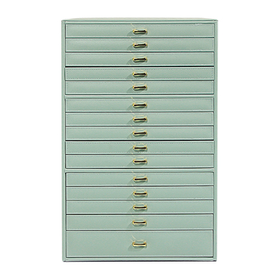 15层大容量欧式首饰全绒面料