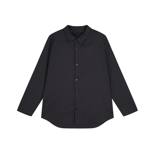 [商场同款]速写男装2025秋季新品长袖衬衫不规则领设计9P7211350