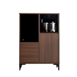 饮水机茶吧机家用全自动2025新款实木消毒柜餐边新中式智能一体柜