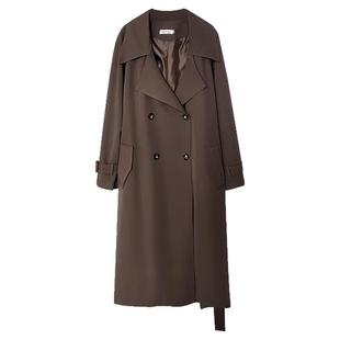 今年流行的气质大衣女大码秋季风衣外套女春2025年新款长款高级感