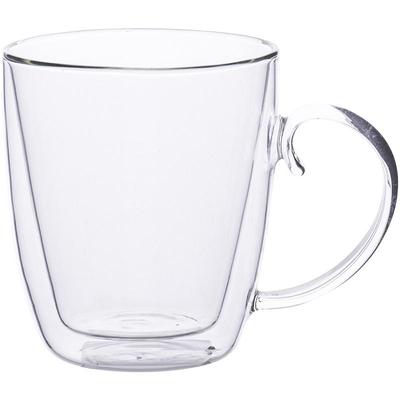 耐高温大容量双层高硼硅玻璃杯