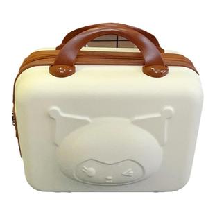 新款14寸卡通手提行李箱女学生可爱化妆箱迷你伴手礼密码旅行箱包