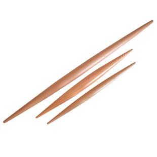 擀面杖两头尖细饺子皮专用两头尖中间粗擀面杖家用实木小号擀面棍