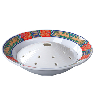 老北京仿瓷涮肉南门涮肉特色火锅餐具网红手切鲜羊肉肥牛卷干冰盘