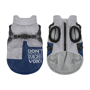 小狗狗衣服雪纳瑞泰迪棉衣棉服冬装羽绒服加绒保暖背心马甲可牵引