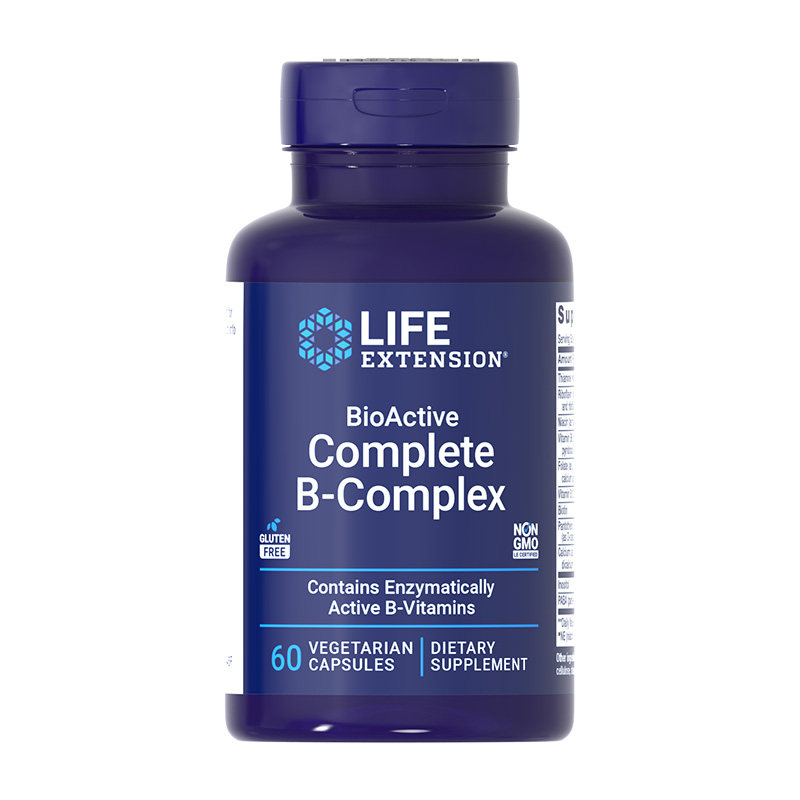 香港直邮沿寿life extension活性复合维生素B族多种vb片b1b2b6b7